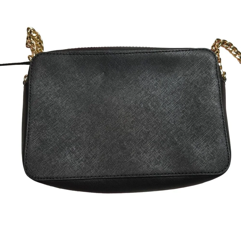 Michael Kors Black Crossbody with Gold Hardware Like‎ New Condition
